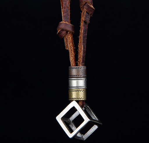 Genuine Leather Men Necklaces Pendants